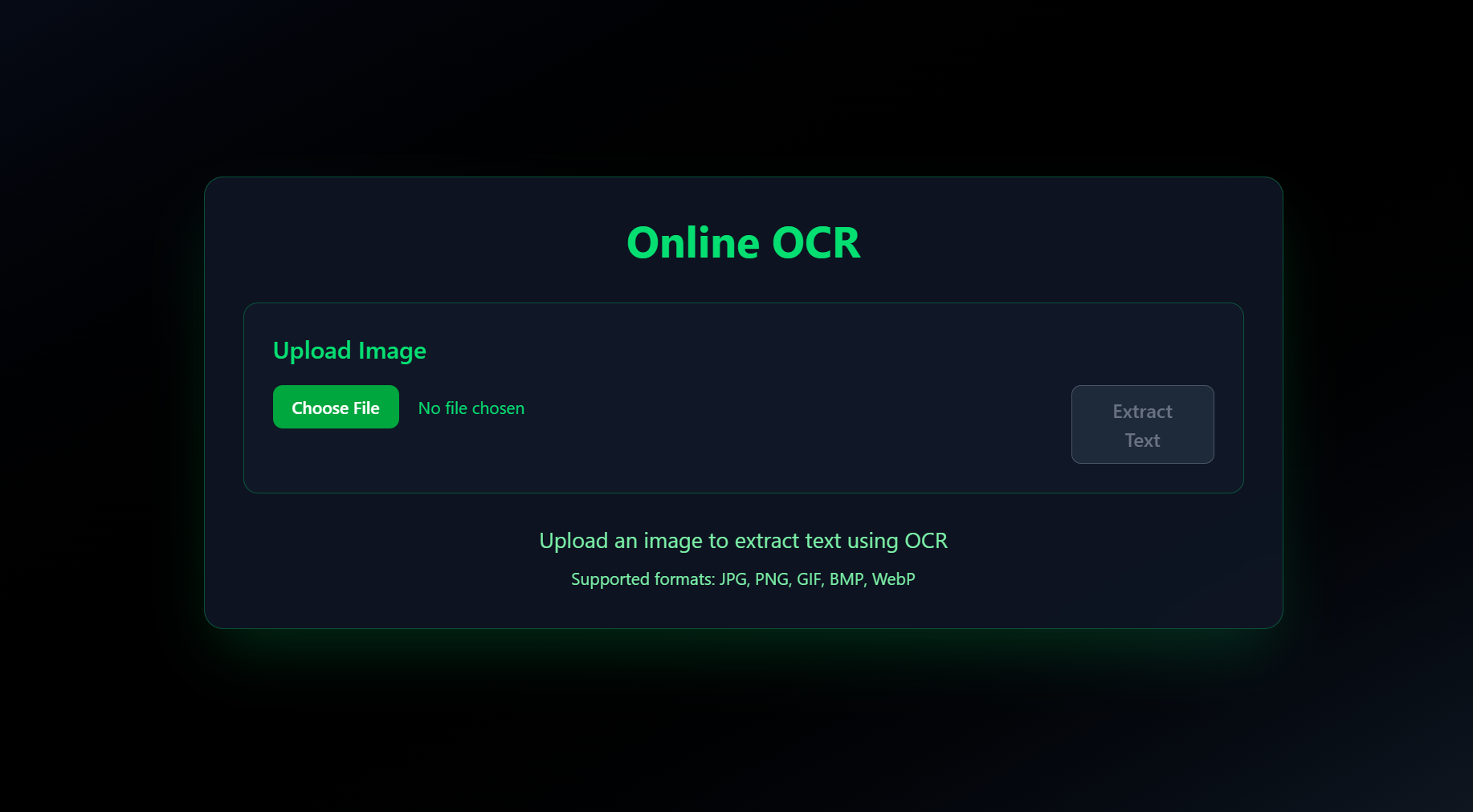 Online OCR
