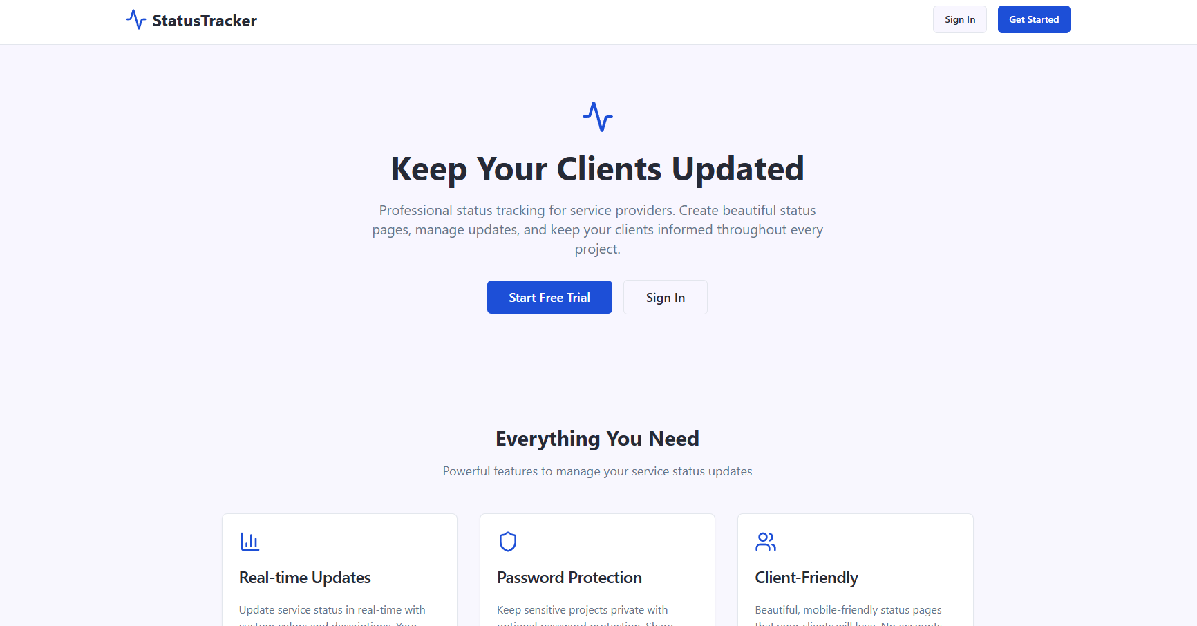 Status Tracker