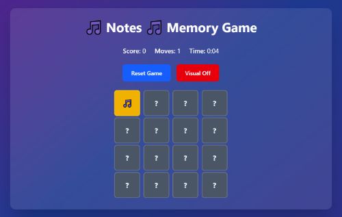 Audio Memory Game